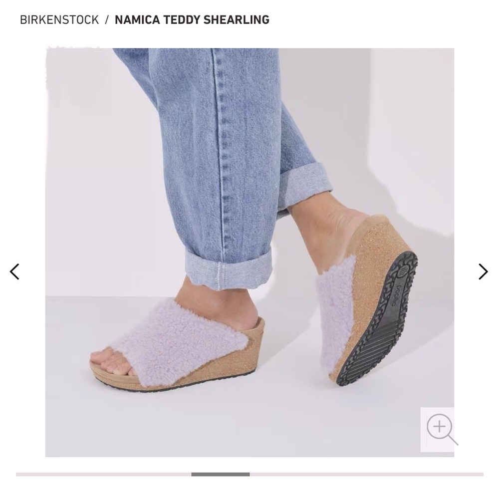 Papillon by Birkenstock Namica Teddy Purple Fog 38